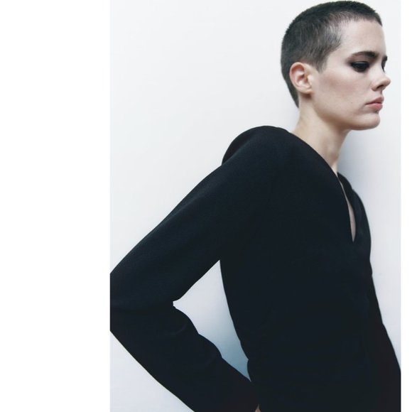 Zara Black Midi Dress - Picture 6 of 9